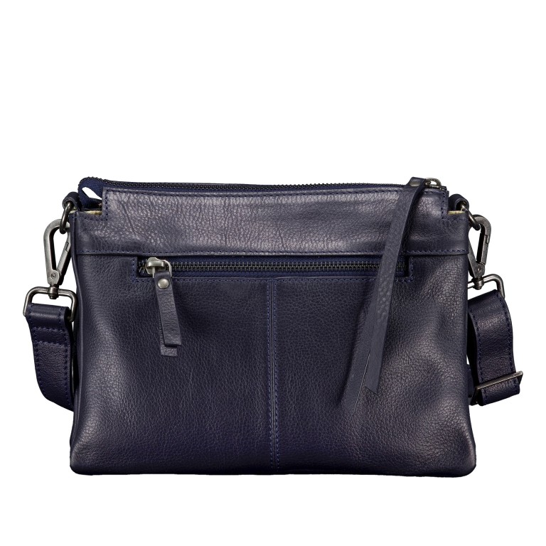 Umhängetasche Just-Pure Mirela JP-13432 Midnight Navy, Farbe: blau/petrol, Marke: Harbour 2nd, EAN: 4046478086937, Abmessungen in cm: 25x18.5x4, Bild 3 von 6