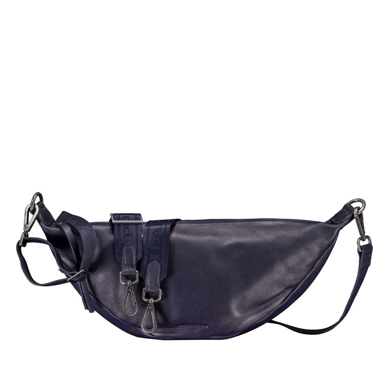 Beuteltasche Just-Pure Novalie JP-13435 Midnight Navy, Farbe: blau/petrol, Marke: Harbour 2nd, EAN: 4046478086975, Abmessungen in cm: 43x18x8, Bild 1 von 6