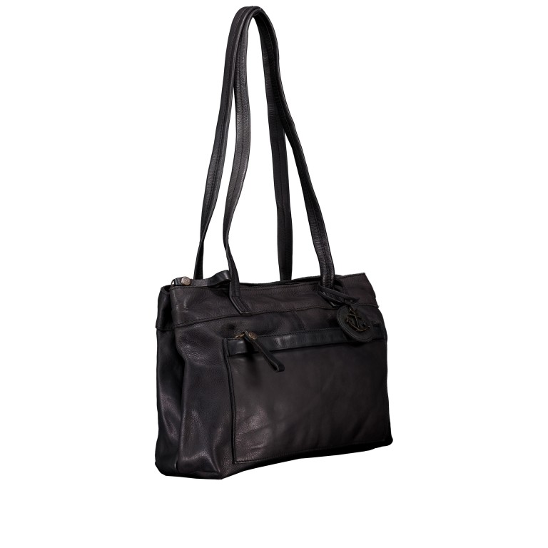 Shopper Urban-Poets Zea UP-13394 Dark Ash, Farbe: anthrazit, Marke: Harbour 2nd, EAN: 4046478084971, Abmessungen in cm: 31x21x9, Bild 2 von 5