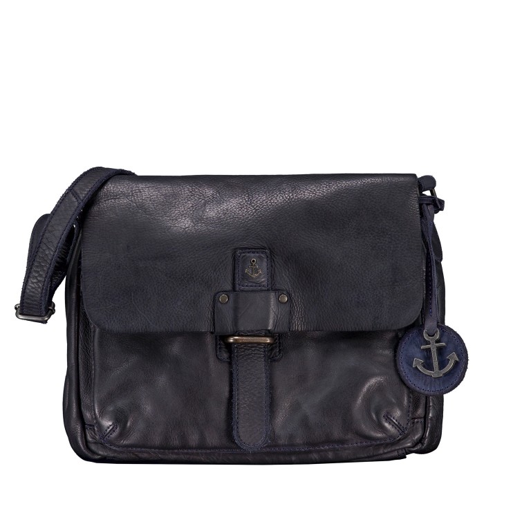 Satteltasche Anchor-Love Rosi AL-11883 Midnight Navy, Farbe: blau/petrol, Marke: Harbour 2nd, EAN: 4046478064188, Abmessungen in cm: 27x22.5x7, Bild 1 von 6