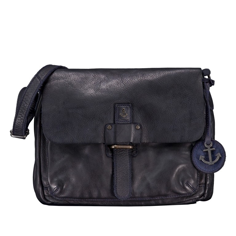 Satteltasche Anchor-Love Rosi AL-11883 Midnight Navy, Farbe: blau/petrol, Marke: Harbour 2nd, EAN: 4046478064188, Abmessungen in cm: 27x22.5x7, Bild 1 von 6
