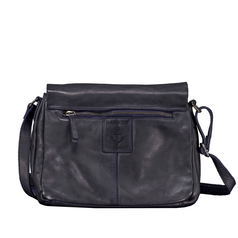 Satteltasche Anchor-Love Rosi AL-11883 Midnight Navy, Farbe: blau/petrol, Marke: Harbour 2nd, EAN: 4046478064188, Abmessungen in cm: 27x22.5x7, Bild 3 von 6