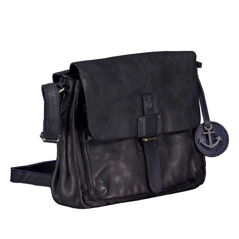 Satteltasche Anchor-Love Rosi AL-11883 Midnight Navy, Farbe: blau/petrol, Marke: Harbour 2nd, EAN: 4046478064188, Abmessungen in cm: 27x22.5x7, Bild 2 von 6