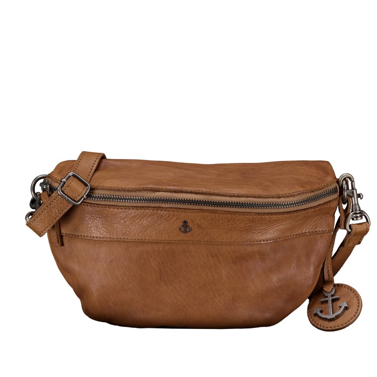 Gürteltasche / Umhängetasche Anchor-Love Jutta AL-11964 Spicy Ginger, Farbe: cognac, Marke: Harbour 2nd, EAN: 4046478086159, Abmessungen in cm: 26.5x18x8.5, Bild 1 von 6