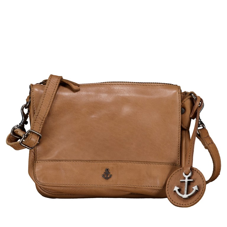 Umhängetasche Anchor-Love Tiani AL-12477 Spicy Ginger, Farbe: cognac, Marke: Harbour 2nd, EAN: 4046478086166, Abmessungen in cm: 19.5x15x8.5, Bild 1 von 6
