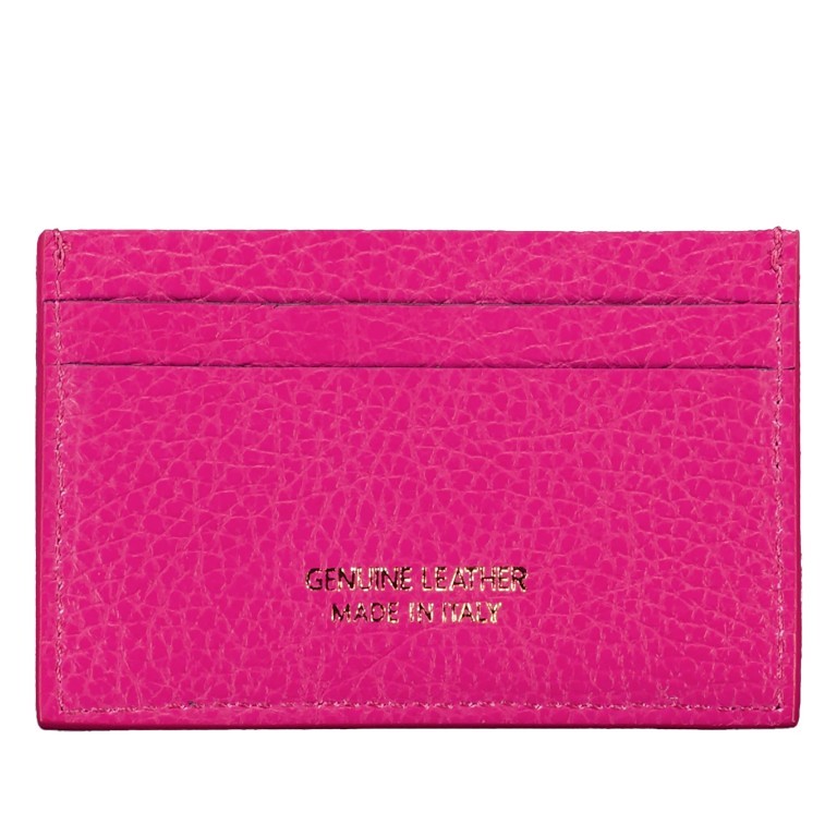 Karten-/Ausweisetui Dollaro Fuchsia, Farbe: rosa/pink, Marke: Hausfelder Manufaktur, EAN: 4065646025608, Abmessungen in cm: 10.3x6.7x0.3, Bild 3 von 3