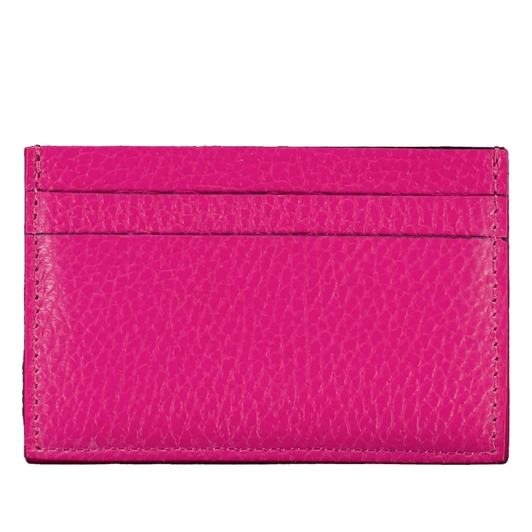 Karten-/Ausweisetui Dollaro Fuchsia, Farbe: rosa/pink, Marke: Hausfelder Manufaktur, EAN: 4065646025608, Abmessungen in cm: 10.3x6.7x0.3, Bild 1 von 3