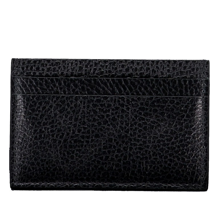 Karten-/Ausweisetui Dollaro Schwarz, Farbe: schwarz, Marke: Hausfelder Manufaktur, EAN: 4065646025622, Abmessungen in cm: 10.3x6.7x0.3, Bild 1 von 3