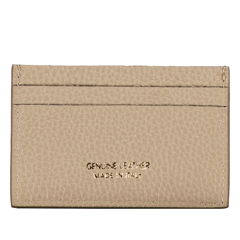 Karten-/Ausweisetui Dollaro Taupe, Farbe: taupe/khaki, Marke: Hausfelder Manufaktur, EAN: 4065646025639, Abmessungen in cm: 10.3x6.7x0.3, Bild 3 von 3