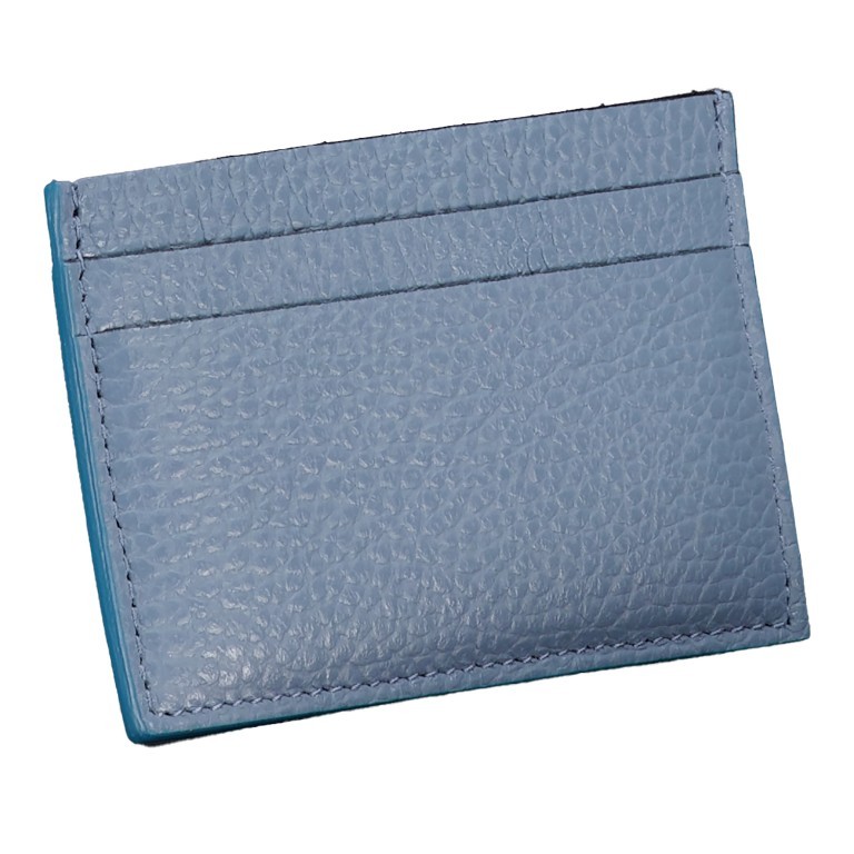 Karten-/Ausweisetui Dollaro Hellblau, Farbe: blau/petrol, Marke: Hausfelder Manufaktur, EAN: 4065646025653, Abmessungen in cm: 10.3x6.7x0.3, Bild 2 von 3