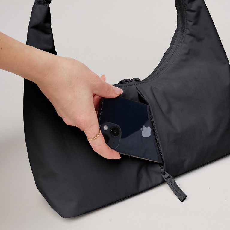 Beuteltasche T-Shape Bag Mini Monochrome Black, Farbe: schwarz, Marke: Got Bag, EAN: 4262457052711, Abmessungen in cm: 30x28x10.5, Bild 7 von 7