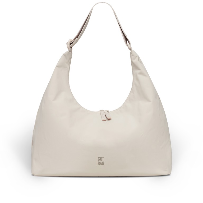 Beuteltasche T-Shape Bag Medium Monochrome Soft Shell, Farbe: beige, Marke: Got Bag, EAN: 4262457052742, Abmessungen in cm: 36x35x15, Bild 1 von 9