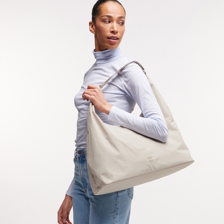 Beuteltasche T-Shape Bag Large Monochrome Soft Shell, Farbe: beige, Marke: Got Bag, EAN: 4262457052766, Abmessungen in cm: 47x47x18, Bild 4 von 7