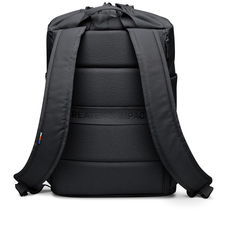 Rucksack Barrel Pack mit Laptopfach 16 Zoll Black, Farbe: schwarz, Marke: Got Bag, EAN: 4260483887765, Abmessungen in cm: 30x44x16, Bild 4 von 8