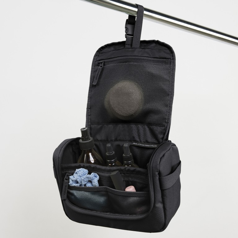 Kulturbeutel Shower Kit zum Aufhängen Black, Farbe: schwarz, Marke: Got Bag, EAN: 4262457053749, Abmessungen in cm: 25x17x10, Bild 3 von 4