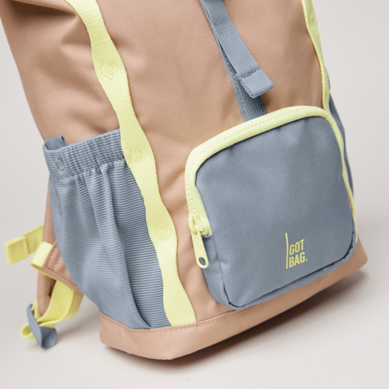 Kinderrucksack Kids Adventure Rolltop erweiterbar Sandbar Multi, Farbe: beige, Marke: Got Bag, EAN: 4262457053084, Abmessungen in cm: 23x35x12.5, Bild 10 von 11