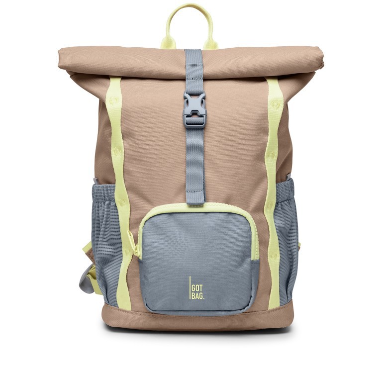 Kinderrucksack Kids Adventure Rolltop erweiterbar Sandbar Multi, Farbe: beige, Marke: Got Bag, EAN: 4262457053084, Abmessungen in cm: 23x35x12.5, Bild 1 von 11