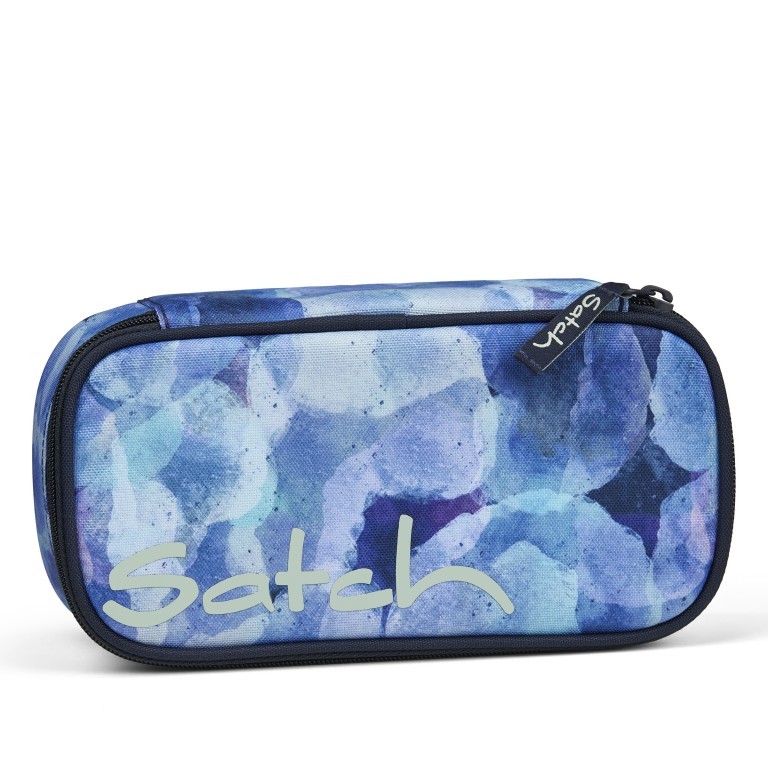 Schlamperbox Blurry Sky, Farbe: blau/petrol, Marke: Satch, EAN: 4057081203505, Abmessungen in cm: 22x6x10, Bild 1 von 3