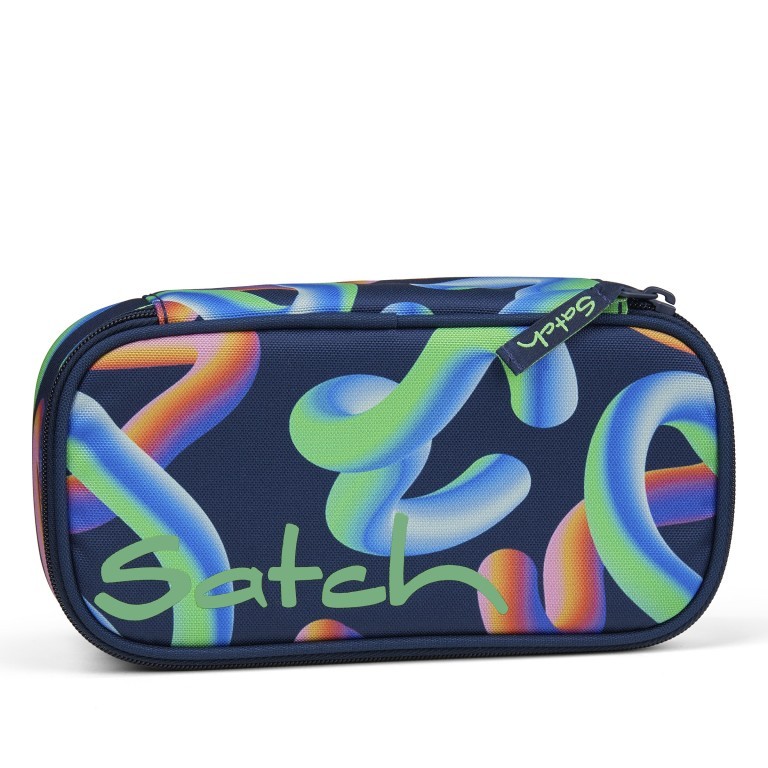 Schlamperbox Crazy Twist, Farbe: blau/petrol, Marke: Satch, EAN: 4057081203444, Abmessungen in cm: 22x6x10, Bild 1 von 3