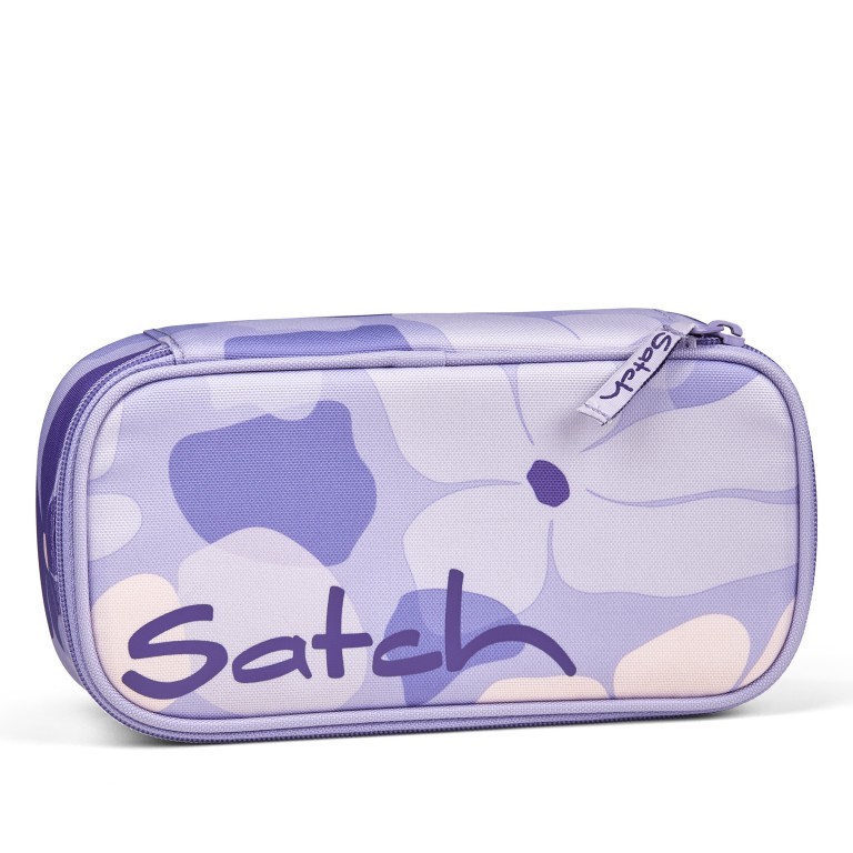 Schlamperbox Lilac Blossom, Farbe: blau/petrol, Marke: Satch, EAN: 4057081203482, Abmessungen in cm: 22x6x10, Bild 1 von 3