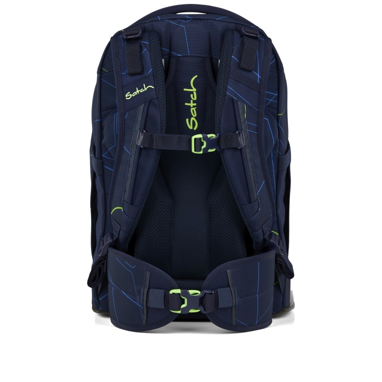 Rucksack Pack 2025 Blue Tech, Farbe: blau/petrol, Marke: Satch, EAN: 4057081202652, Abmessungen in cm: 30x45x27, Bild 5 von 12