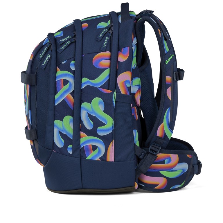 Rucksack Pack 2025 Crazy Twist, Farbe: blau/petrol, Marke: Satch, EAN: 4057081202706, Abmessungen in cm: 30x45x27, Bild 6 von 12