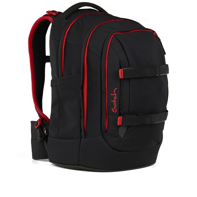 Rucksack Pack 2025 Fire Phantom, Farbe: grau, Marke: Satch, EAN: 4057081202591, Abmessungen in cm: 30x45x27, Bild 3 von 12