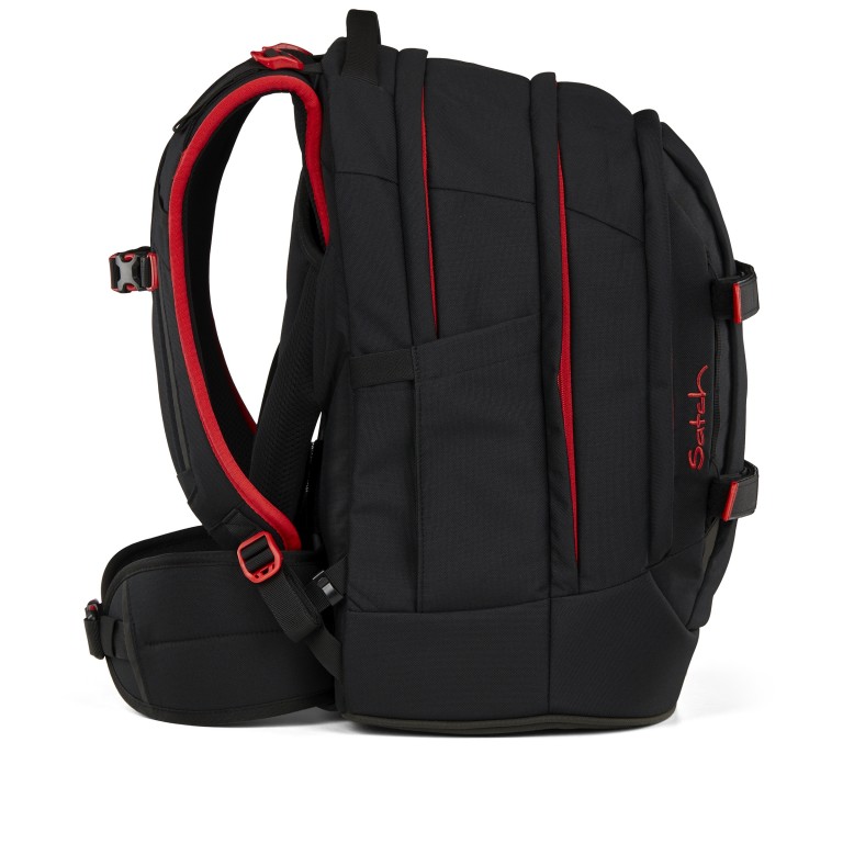 Rucksack Pack 2025 Fire Phantom, Farbe: grau, Marke: Satch, EAN: 4057081202591, Abmessungen in cm: 30x45x27, Bild 4 von 12