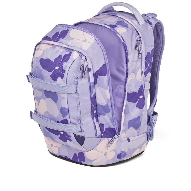 Rucksack Pack 2025 Lilac Blossom, Farbe: blau/petrol, Marke: Satch, EAN: 4057081202744, Abmessungen in cm: 30x45x27, Bild 8 von 12