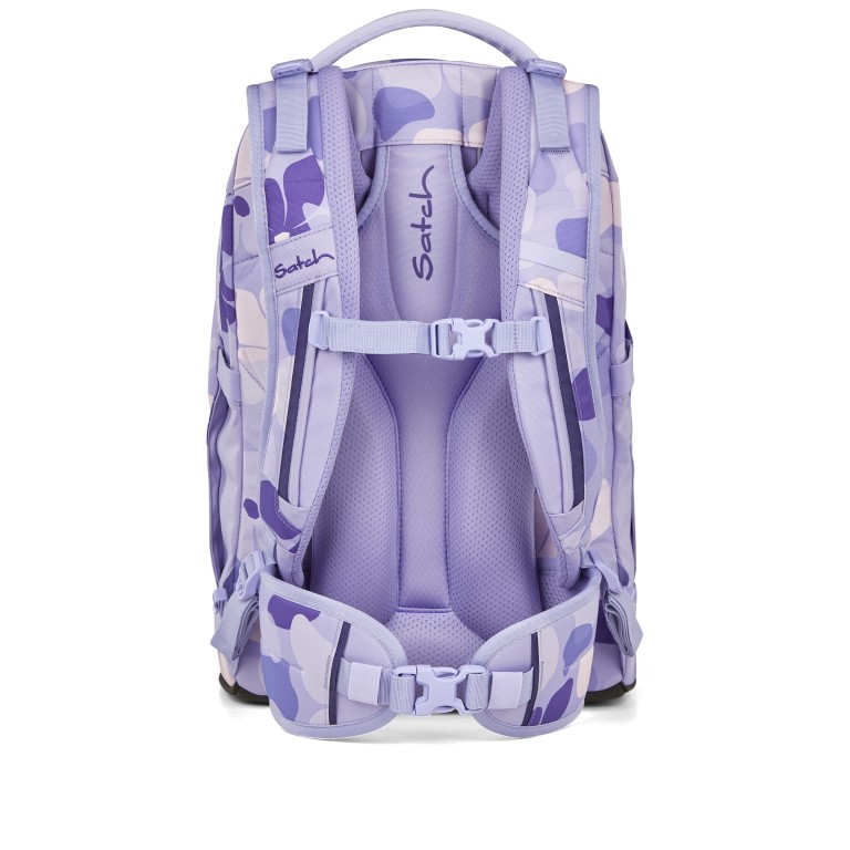 Rucksack Pack 2025 Lilac Blossom, Farbe: blau/petrol, Marke: Satch, EAN: 4057081202744, Abmessungen in cm: 30x45x27, Bild 5 von 12