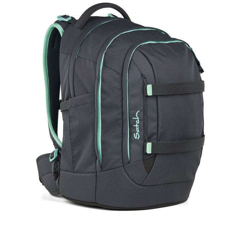 Rucksack Pack 2025 Mint Phantom, Farbe: grau, Marke: Satch, EAN: 4057081202560, Abmessungen in cm: 30x45x27, Bild 3 von 12