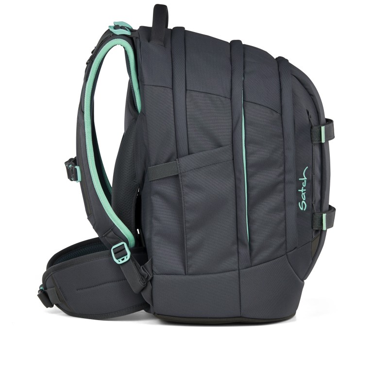 Rucksack Pack 2025 Mint Phantom, Farbe: grau, Marke: Satch, EAN: 4057081202560, Abmessungen in cm: 30x45x27, Bild 4 von 12