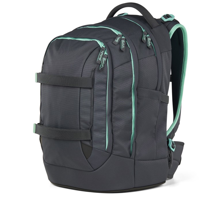 Rucksack Pack 2025 Mint Phantom, Farbe: grau, Marke: Satch, EAN: 4057081202560, Abmessungen in cm: 30x45x27, Bild 7 von 12