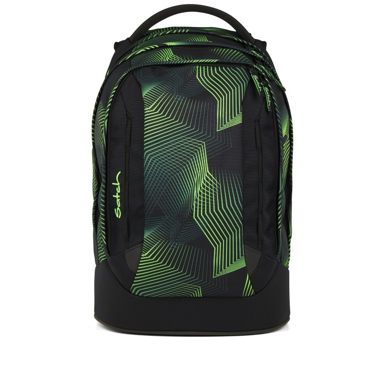Rucksack Pack 2025 Seismic Green, Farbe: grün/oliv, Marke: Satch, EAN: 4057081202737, Abmessungen in cm: 30x45x27, Bild 2 von 12