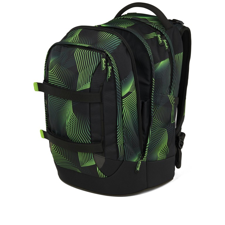 Rucksack Pack 2025 Seismic Green, Farbe: grün/oliv, Marke: Satch, EAN: 4057081202737, Abmessungen in cm: 30x45x27, Bild 8 von 12