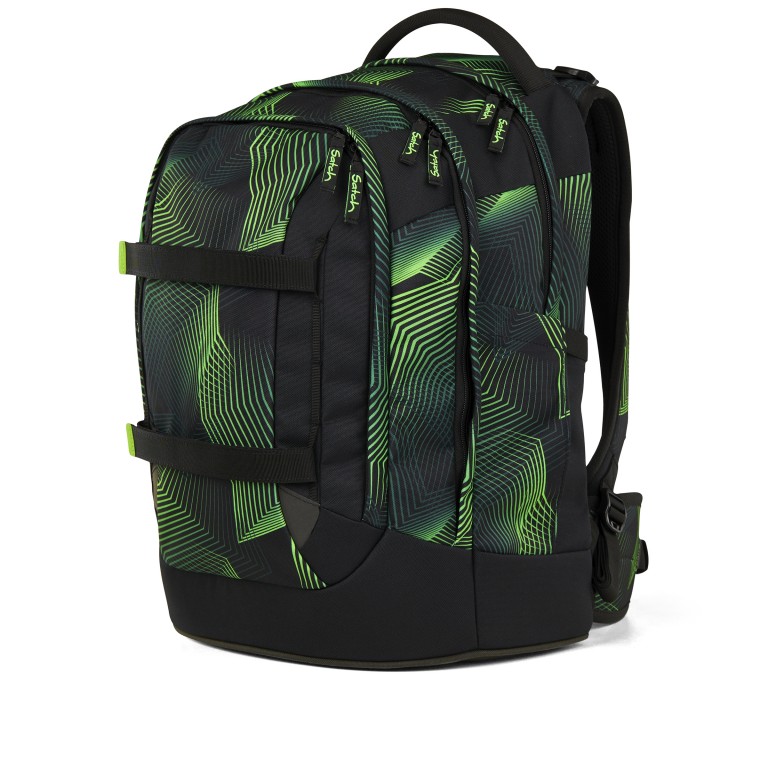 Rucksack Pack 2025 Seismic Green, Farbe: grün/oliv, Marke: Satch, EAN: 4057081202737, Abmessungen in cm: 30x45x27, Bild 7 von 12