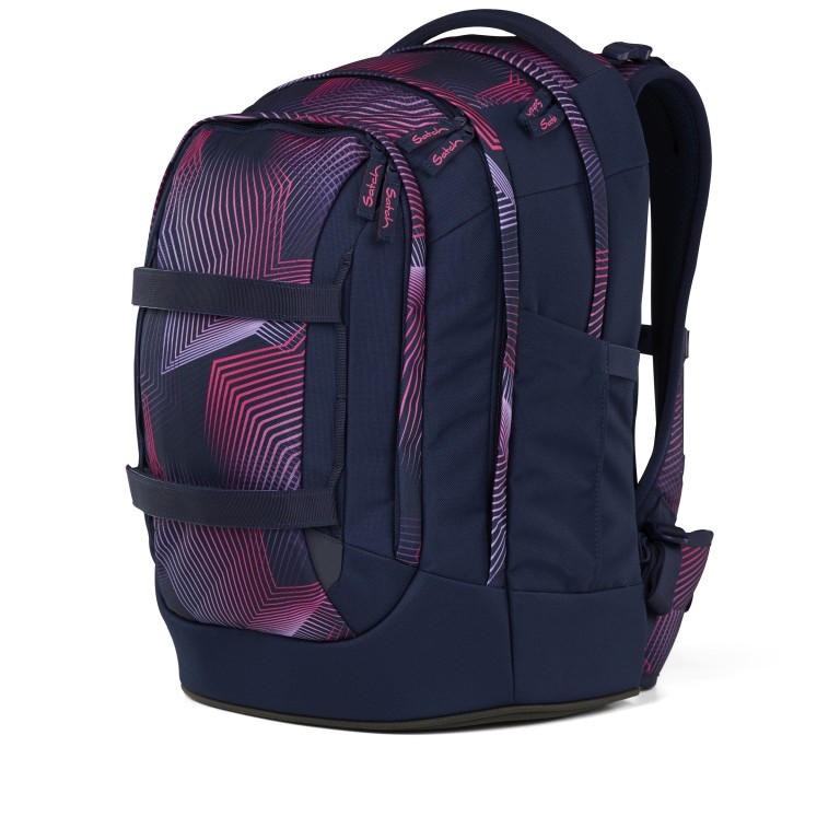 Rucksack Pack 2025 Seismic Pink, Farbe: rosa/pink, Marke: Satch, EAN: 4057081202720, Abmessungen in cm: 30x45x27, Bild 7 von 12
