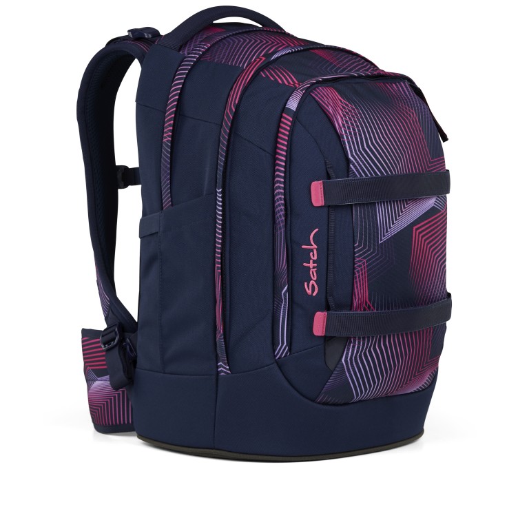 Rucksack Pack 2025 Seismic Pink, Farbe: rosa/pink, Marke: Satch, EAN: 4057081202720, Abmessungen in cm: 30x45x27, Bild 3 von 12