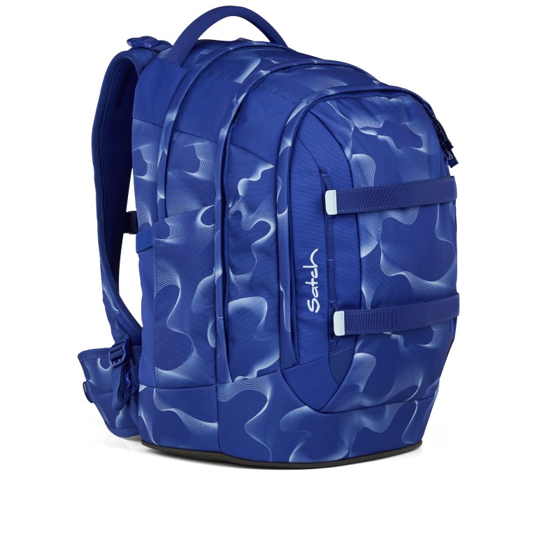 Rucksack Pack 2025 Vibrant Blue, Farbe: blau/petrol, Marke: Satch, EAN: 4057081202775, Abmessungen in cm: 30x45x27, Bild 3 von 12