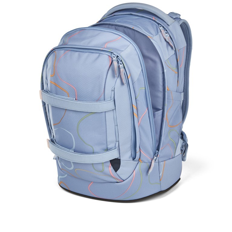 Rucksack Pack 2025 Vivid Blue, Farbe: blau/petrol, Marke: Satch, EAN: 4057081202645, Abmessungen in cm: 30x45x27, Bild 8 von 12