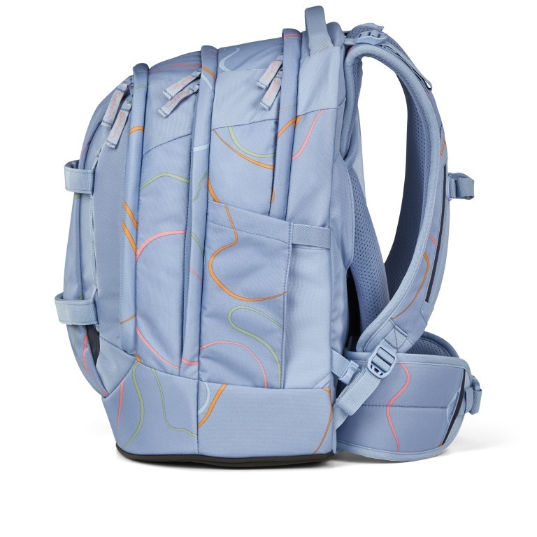 Rucksack Pack 2025 Vivid Blue, Farbe: blau/petrol, Marke: Satch, EAN: 4057081202645, Abmessungen in cm: 30x45x27, Bild 6 von 12