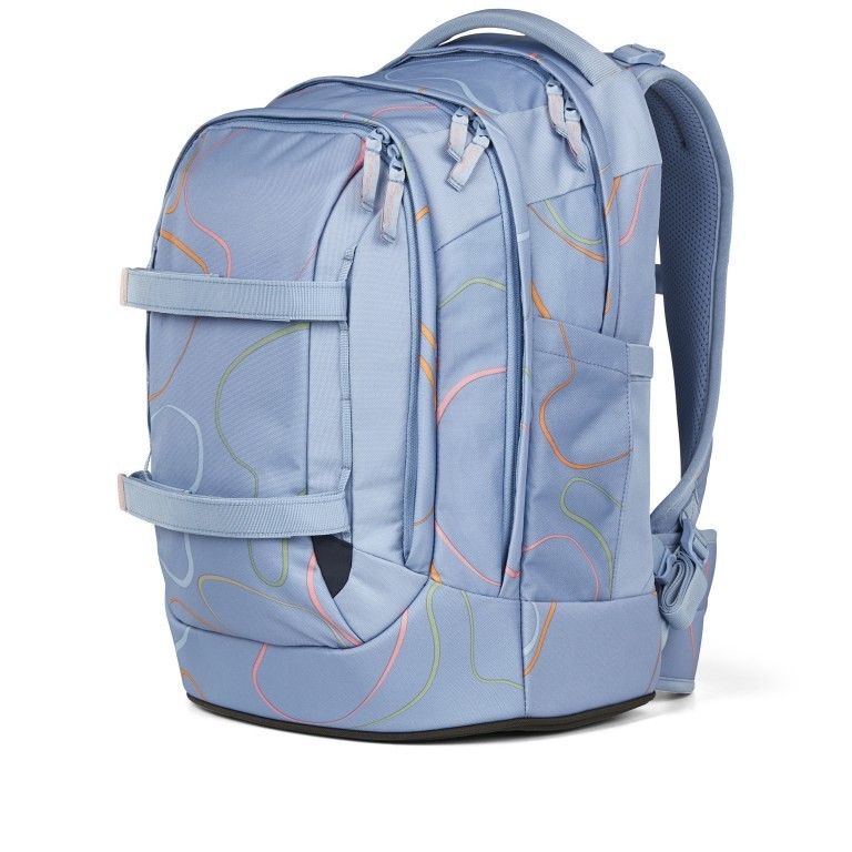 Rucksack Pack 2025 Vivid Blue, Farbe: blau/petrol, Marke: Satch, EAN: 4057081202645, Abmessungen in cm: 30x45x27, Bild 7 von 12