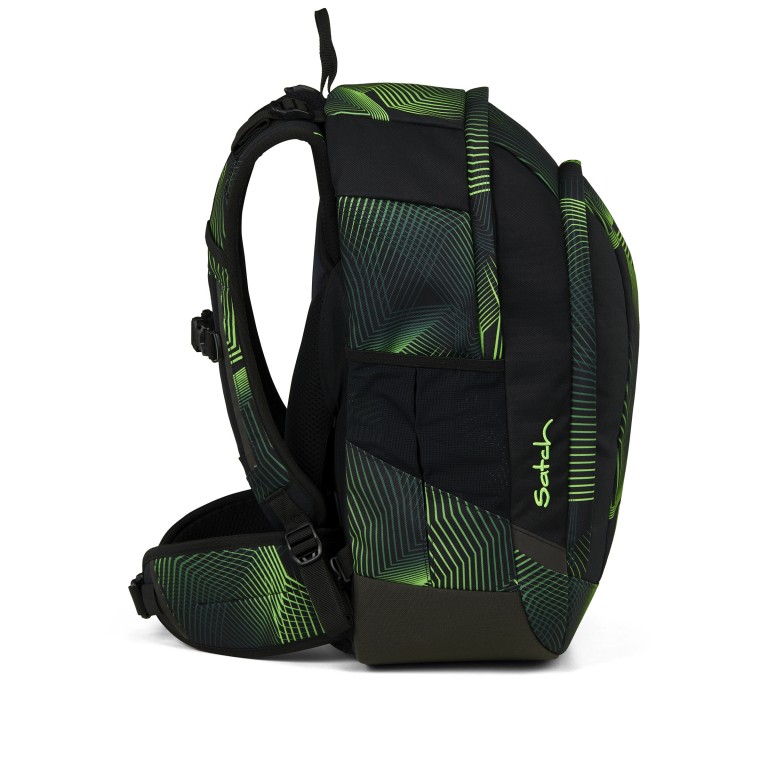 Rucksack Air 2025 Volumen 26 Liter Seismic Green, Farbe: grün/oliv, Marke: Satch, EAN: 4057081203154, Abmessungen in cm: 28x45x16, Bild 3 von 7