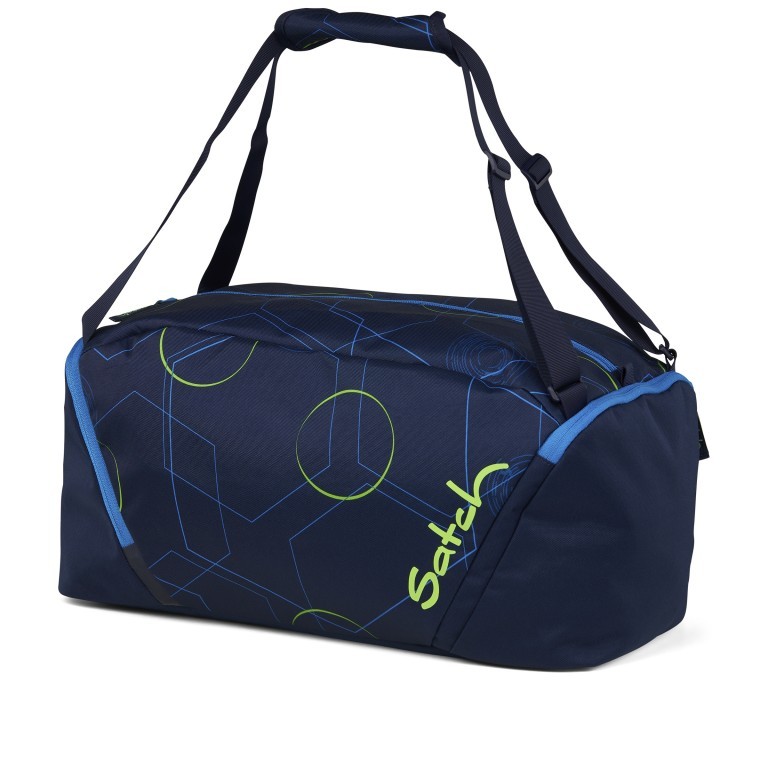 Sporttasche auch als Rucksack nutzbar Blue Tech, Farbe: blau/petrol, Marke: Satch, EAN: 4057081203291, Abmessungen in cm: 45x25x25, Bild 1 von 3