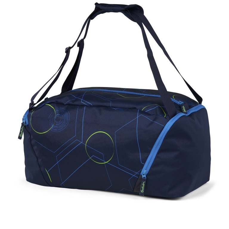 Sporttasche auch als Rucksack nutzbar Blue Tech, Farbe: blau/petrol, Marke: Satch, EAN: 4057081203291, Abmessungen in cm: 45x25x25, Bild 2 von 3