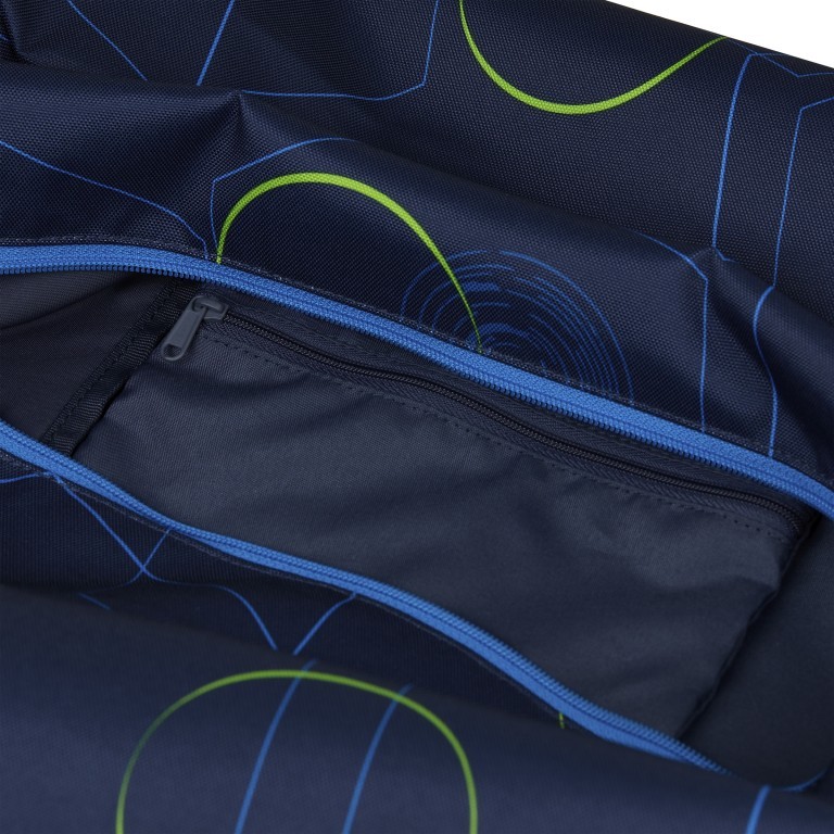 Sporttasche auch als Rucksack nutzbar Blue Tech, Farbe: blau/petrol, Marke: Satch, EAN: 4057081203291, Abmessungen in cm: 45x25x25, Bild 3 von 3