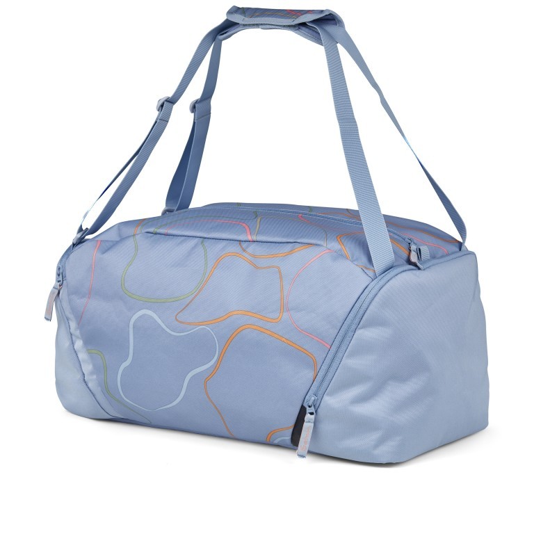 Sporttasche auch als Rucksack nutzbar Vivid Blue, Farbe: blau/petrol, Marke: Satch, EAN: 4057081203284, Abmessungen in cm: 45x25x25, Bild 2 von 3