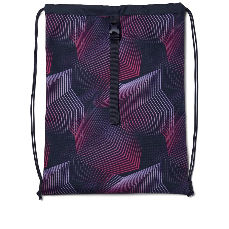Sportbeutel Seismic Pink, Farbe: rosa/pink, Marke: Satch, EAN: 4057081203628, Abmessungen in cm: 33x44x1, Bild 2 von 4