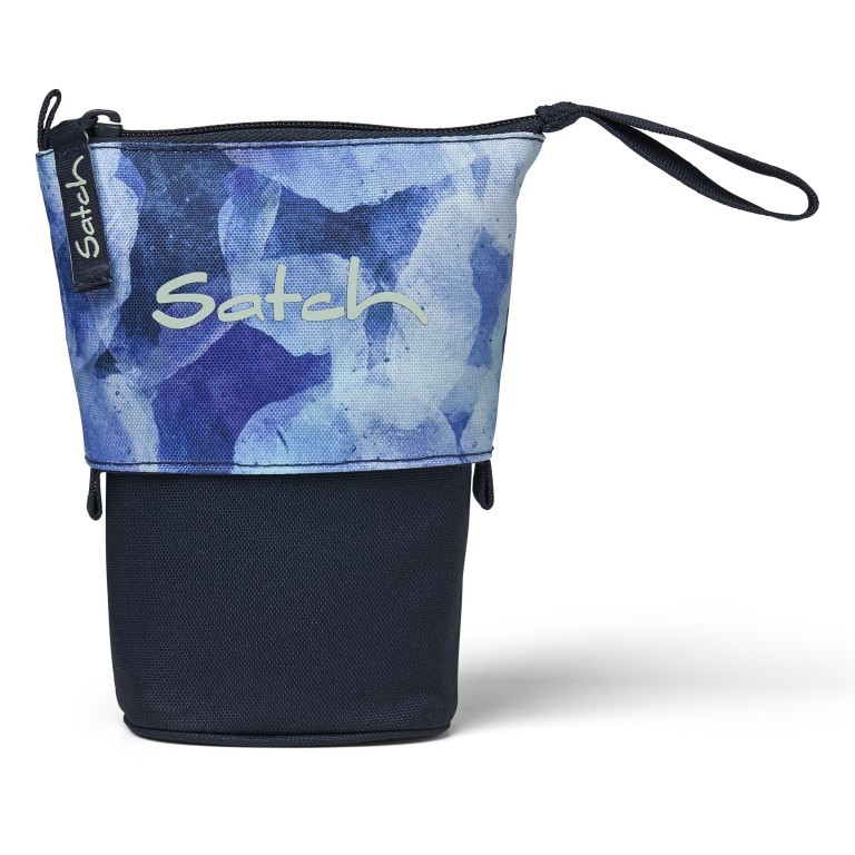 Mäppchen Pencil Slider Blurry Sky, Farbe: blau/petrol, Marke: Satch, EAN: 4057081203581, Abmessungen in cm: 17x19x7, Bild 1 von 4