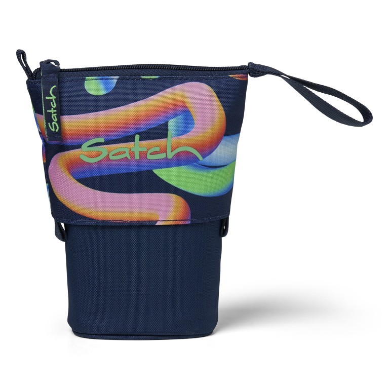 Mäppchen Pencil Slider Crazy Twist, Farbe: blau/petrol, Marke: Satch, EAN: 4057081203529, Abmessungen in cm: 17x19x7, Bild 1 von 4